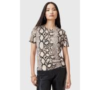 AllSaints Anouk Tee Flow Ecru White size XS | T-shirts Outlet | Women | Brown XS