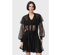 AllSaints Athena Lace Shirt Black size 10 | Blouses Outlet | Women | Black 10