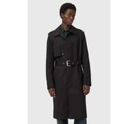 AllSaints Bastille Trench Black size S | Single Breasted Coats Outlet | Men | Black S