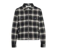 AllSaints Bayo plaid zip-up overshirt - Black S-XL-XXL