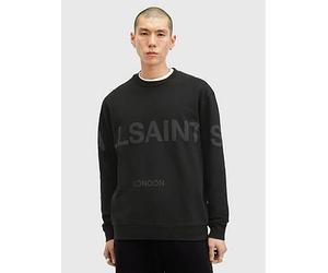 AllSaints Biggy Logo Print Relaxed Sweatshirt, Black, Size 2Xl, Men Black