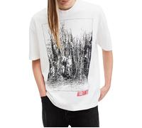 AllSaints Bracken Ss Crew Chalk White size S | Print T-Shirts Outlet | Men | White S