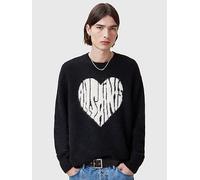 AllSaints Bubble Saints Crew Neck Sweatshirt - Black, Black, Size 2Xl, Men Black