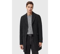 AllSaints Caspian Coat Cinder Black Marl size 36 | Single Breasted Coats Outlet | Men | Black 36