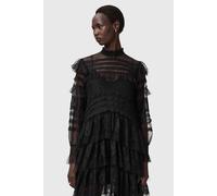 AllSaints Cavarly Ls Maxi Dres Lace Black size 2 | Maxi Dresses Outlet | Women | Black 2