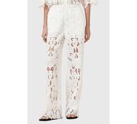 AllSaints Charli Emb Trouser Snow White size 4 | Wide Pants Outlet | Women | White 4