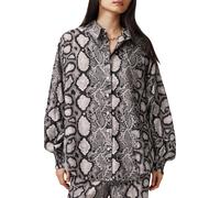 AllSaints Charli Shirt Flow Ecru White size 10 | Button-Down Shirts Outlet | Women | Brown 10