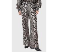 AllSaints Charli Trouser Flow Ecru White size 8 | Straight Pants Outlet | Women | Brown 8