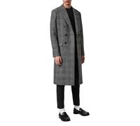 AllSaints Danson Coat Black/grey size 36 | Double Breasted Coats Outlet | Men | Black 36