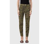 AllSaints Duran Skinny Cargo Camo Green size W26 | Cargo pants Outlet | Women | Green W26