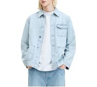 AllSaints Eavis Jacket Indigo Blue size XXL | Denim Jackets Outlet | Men | Blue XXL