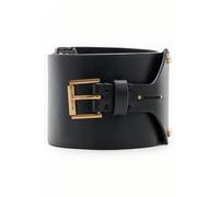 AllSaints Eden Waist Belt Patent Black/brass size L | Outlet | Women | Black L