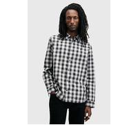 AllSaints Elektra Ls Shirt Black/white size XS | Casual Shirts Outlet | Men | Black XS