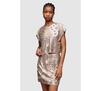 AllSaints Etta Emb Top Ecru White size 16 | Blouses Outlet | Women | Brown 16