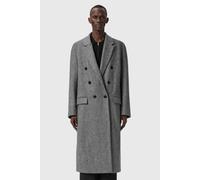 AllSaints Ezra Coat Black/white size 38 | Double Breasted Coats Outlet | Men | Black 38