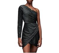 AllSaints Ezra Sparkle Dress Black size 14 | Mini Dresses Outlet | Women | Black