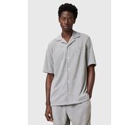 AllSaints Felix Ss Shirt Machine Grey size XS | Casual Shirts Outlet | Men | Gray XS