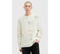 AllSaints Hadwin Crew Ecru White size XL | Sweaters Outlet | Men | Brown XL