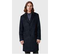 AllSaints Hal Coat Nite Blue size 38 | Single Breasted Coats Outlet | Men | Blue 38