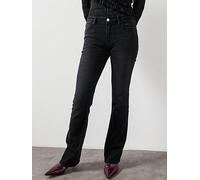 AllSaints Haldan Slim Washed Black Bootcut Denim Jeans - 30, WASH/BLK