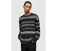 AllSaints Halldor Crew Charcoal Marl size L | Sweaters Outlet | Men | Black L