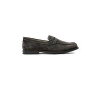 AllSaints Harmon Suede Loafer Charcoal Grey size 45 | Loafers Outlet | Men | Black 45