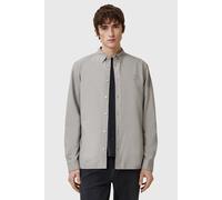 AllSaints Haven Ls Shirt Whisper Grey size M | Casual Shirts Outlet | Men | Gray M