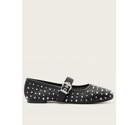 AllSaints Holly Stud Shoe, Black, Size 3, Women Black