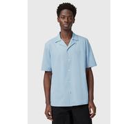 AllSaints Hudson Ss Shirt Static Blue size S | Casual Shirts Outlet | Men | Blue S