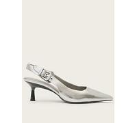 AllSaints Idiya Slingback, Silver, Size 4, Women Ilver