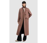 AllSaints James Coat Chestnut Brown size 14 | Single Breasted Coats Outlet | Women | Brown 14