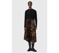 AllSaints Jax Pardus Dress Black/bitter Brown size M | Maxi Dresses Outlet | Women | Black M