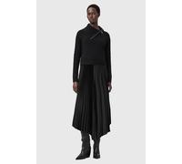 AllSaints Jax Roll Neck Dress, Black, Size S, Women Black
