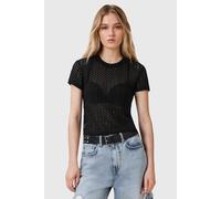AllSaints Karma Stevie Tee Black size 6 | Shirts Outlet | Women | Black 6