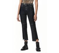 AllSaints Kim Twotone Jean Black size W24 | Straight Jeans Outlet | Women | Black W24