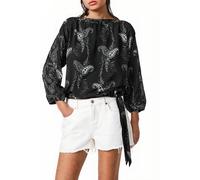 AllSaints Laci Kashmir Top Black size 32 | Blouses Outlet | Women | Black 32