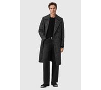 AllSaints Lincoln Coat Charcoal Grey size 34 | Double Breasted Coats Outlet | Men | Black 34