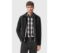 AllSaints Longhaul Shacket Black size L | Light Jackets Outlet | Men | Black L