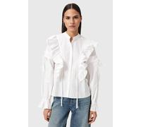 AllSaints Lulu Shirt Optic White size 12 | Blouses Outlet | Women | White 12