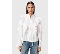 AllSaints Lulu Shirt Optic White size 12 | Button-Down Shirts Outlet | Women | White 12
