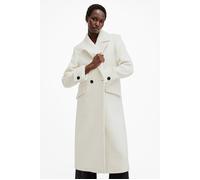 AllSaints Mabel Coat Desert White size 10 | Double Breasted Coats Outlet | Women | White 10