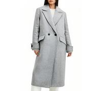 AllSaints Mabel Coat Ultimate Grey size 10 | Double Breasted Coats Outlet | Women | Gray 10