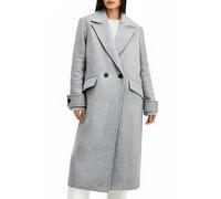 AllSaints Mabel Coat Ultimate Grey size 8 | Double Breasted Coats Outlet | Women | Gray 8