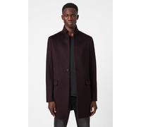 AllSaints Manor Coat Dark Garnet size 44 | Single Breasted Coats Outlet | Men | Red 44