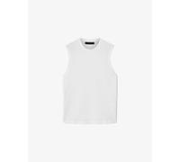 Allsaints Mens Allsaints Cove Sleeveless Cotton Top Ashen White XL