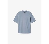 Allsaints Mens Allsaints Haven Short-Sleeve Organic-Cotton Jersey T-Shirt Maya Blue M