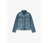 Allsaints Mens Allsaints Inveroy Regular-Fit Denim Jacket Washed Indigo 2XL