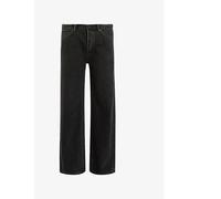 Allsaints Mens Allsaints Lenny Relaxed-Fit Wide-Leg Jeans Washed Black 36