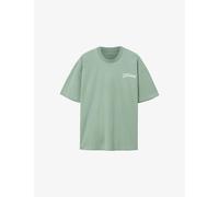 Allsaints Mens Allsaints Odyssey Oversized Short-Sleeve Cotton-Jersey T-Shirt Spring Green L