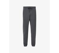 Allsaints Mens Allsaints Raven Logo-Embroidered Cuffed Cotton-Jersey Jogging Bottoms Carter Grey M
